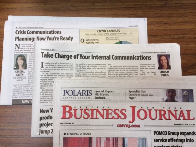 You are currently viewing Now you can read our Strategic Minute in The Central New York Business Journal